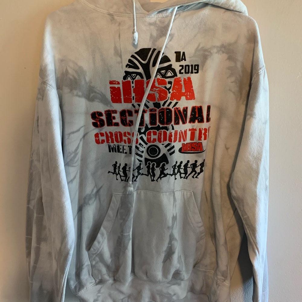 Tie Dye Cross Country Hoodie
